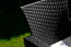 Garden furniture set UNICO Black