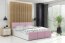 PANAMAX Upholstered ST-MET 140x200 Voodi (Valge)