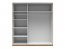 Version- Tetrix SZF/183/2M Sliding wardrobe with mirror