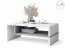 Folk LAW Couchtisch,Weiß matt/Beton Millennium