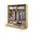 ArtiAR -05 Sliding door wardrobe with lighting and mirror 200cm