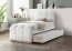 29061,double Bed with a pull-out mattress drawer,cream