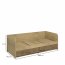 Denzel LOZ2S/90 Bed with two drawers
