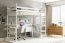 Loft-A Kõrge voodi,madratsiga 200x90,Valge