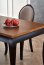 WINDSOR- Extension table dark oak/black