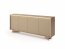 Style-Japandi B Sideboard mit 4 Türen,LED-Beleuchtung