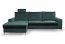 COLLIN Corner sofa (Velluto Jungle green 27)