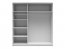 Version- Tetrix SZF/183/2M Sliding wardrobe with mirror