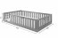 Montessori Кровать детская с матрасом 120x200 Графит
