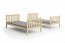 Cubus 2 Bunk bed with mattress 200x90 pine (Without box)