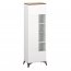 Velutto WIT 1W Glass-fronted cabinet