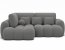 COZ Ecksofa (Royal 04 Grau boucle)