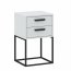 NEW-Trend 9 Bedside,white