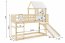 Loft-A Niska Kõrge voodi,1 madratsiga 200x90,Männipuit