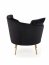 ALMOND Armchair (black)