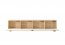 Style-Japandi F TV-Lowboard mit 4 Klappen und abgerundeten Fronten
