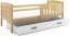 Cubus 1 Bed with mattress 190x90 pine