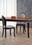 WINDSOR- Extension table dark oak/black