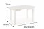 RINGO Extension table White