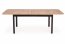 FLORIAN table artisan oak/black