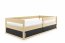 Hugo- Bed with mattress 160x80 Pine