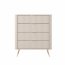 Lante L 4S Beige Chest of drawers