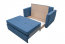 Bela 2 Sofa-bed (Dark grey fabric MILO 18+MILO 14)