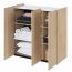 EASY EA-03 Chest 3d with lighting - oak scandi/white gloss