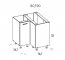 Liveo-Pati PK23/PF22 L/R 90/90 Corner base cabinet