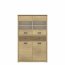Denzel WIT NIS 2D2W1S Glass-fronted cabinet