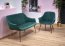 ELEGANCE- 2 FOT Chair (green/gold)