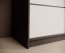 SW-SON-200 cm -BW Sliding wardrobe with mirror,Black matt/white matt