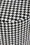 ARUNA puf black/white/gold