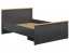 Hesen LOZ1S/140+W140 Bed with one drawer