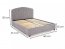 GABRIELLA 160 bed light gray