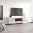 LUXE-EF RTV white + kamin white TV-alus
