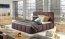 EDVIGE 140 Bed with wooden frame