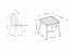 Gartenmöbelset Tisch BOSCO+2 Stühle K529