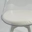 K245 chair transparent/white