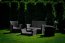 Garden furniture set UNICO Black