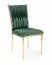 K436 Chair dark green/gold