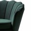ANGELO Armchair (Dark green/black)