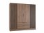 NELLY 4D Riidekapp (nut/black lamella)