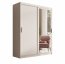 SW-HAI 160 cm W Sliding wardrobe with mirror,White matt