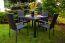 Garden furniture set ECCELLENTE Black