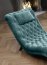 LORD Guļamkrēsls (Smaragds zilganzaļš audums Riviera 87)