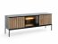 Sento RTV154 1PKT LED TV-Bank,Wotan Eiche/Schwarz matt