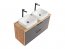 MADERA- GREY 854 Waschbeckenunterschrank