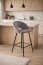V-CH-H/96- P Bar stool (Grey)