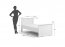 Belluno Elegante PL039B 90x200+ ST90x200 Voodi